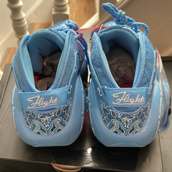 Nike Supreme x Air Zoom Flight 95 SP 'University Blue' - Picture 4 of 6